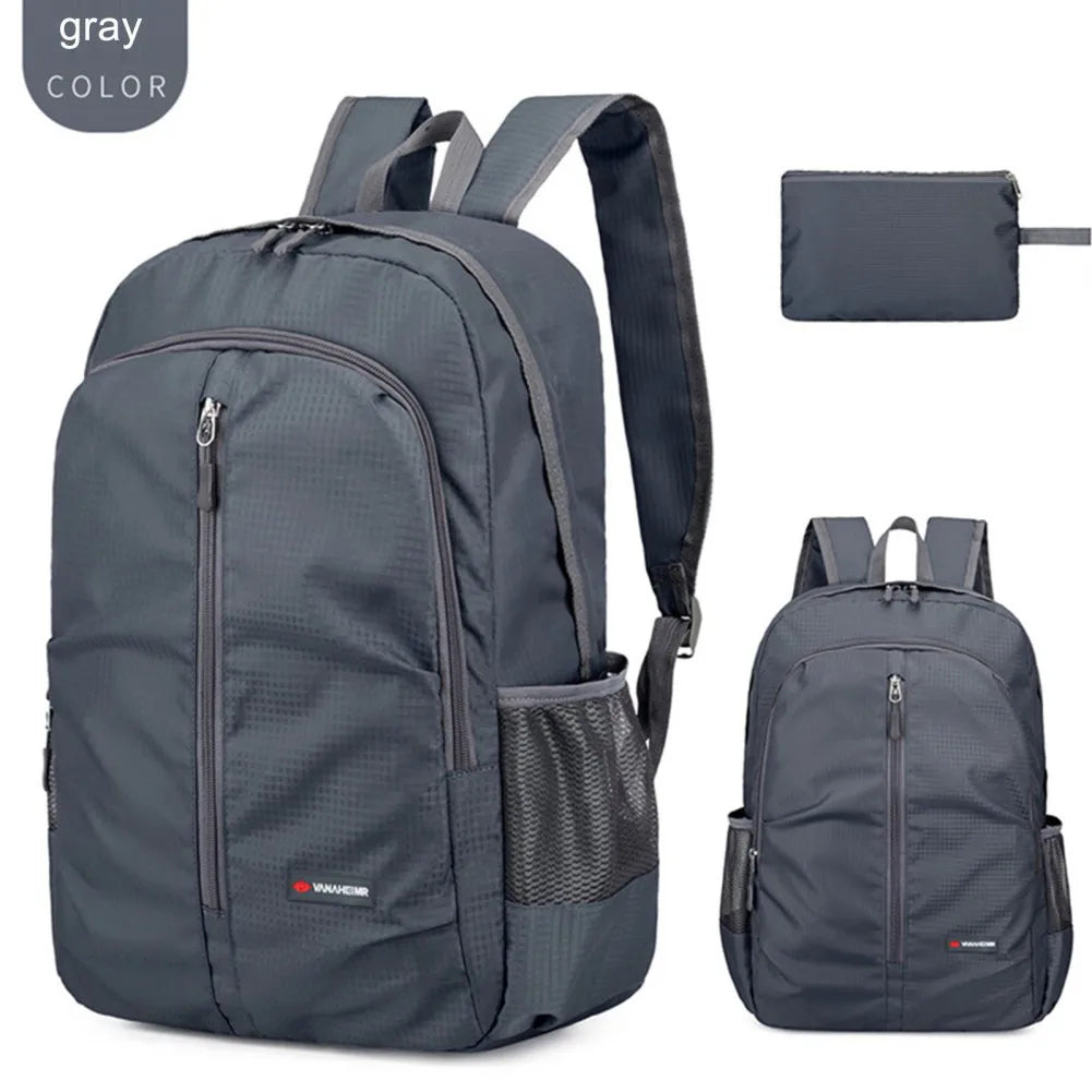 TrekLoom Faltbarer Outdoor Rucksack 30L | Ultraleicht & Wasserdicht | Für Camping, Reisen & Wandern | Unisex Design