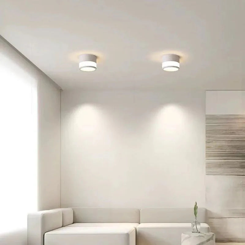 NordicGlow Deckenstrahler | LED Aufbaulicht 9W / 15W | Warm-, Neutral- & Kaltweiß | Aluminium Designleuchte