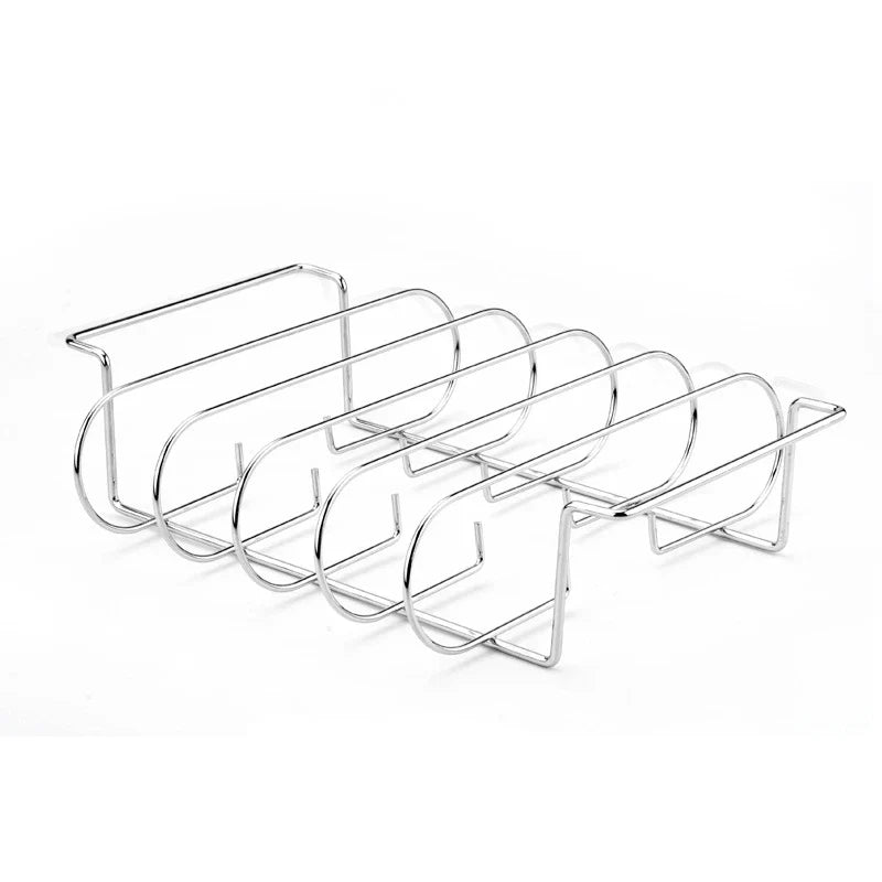 Rippchenhalter GrillMeister Pro | Für 4 Racks | Antihaftbeschichtet | Für Gasgrill & Ofen