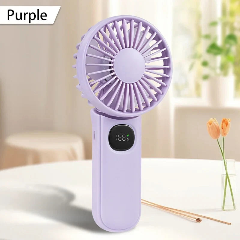 Mini-Handventilator Ventilio Go | Leise & Wiederaufladbar | USB-Betrieb | Für Reisen, Schreibtisch & unterwegs