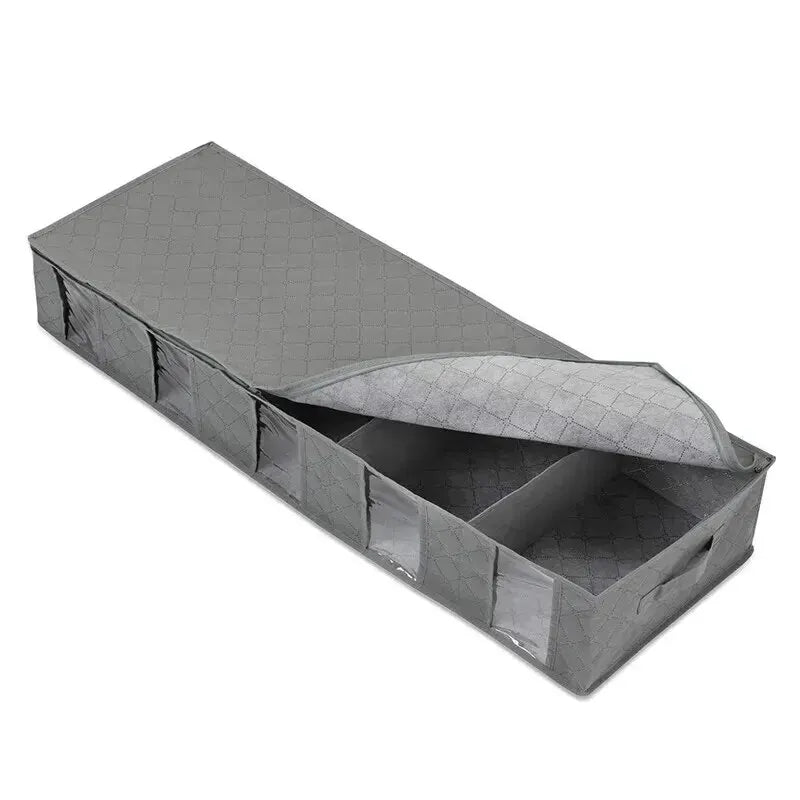 SpaceSaver Unterbett-Aufbewahrungstasche | Faltbar | Mit Griffen | Vliesstoff