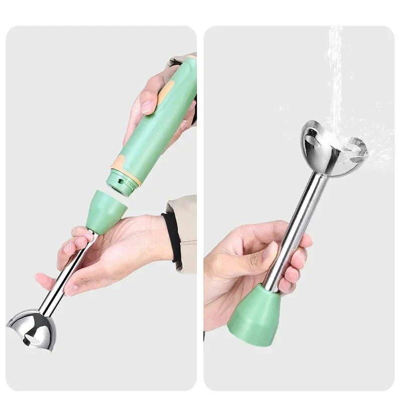 MixPro | Stabmixer 400W | Edelstahl Pürierstab | Smoothies, Suppen & Babynahrung | Ergonomisch & Spritzschutz