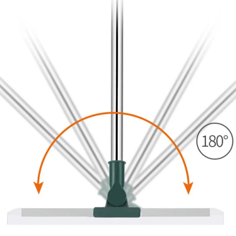 Flexiva Teleskop Reinigungsbürste mit Silikonlippe | 180° Schwenkbar | Für Böden, Fenster & Bad