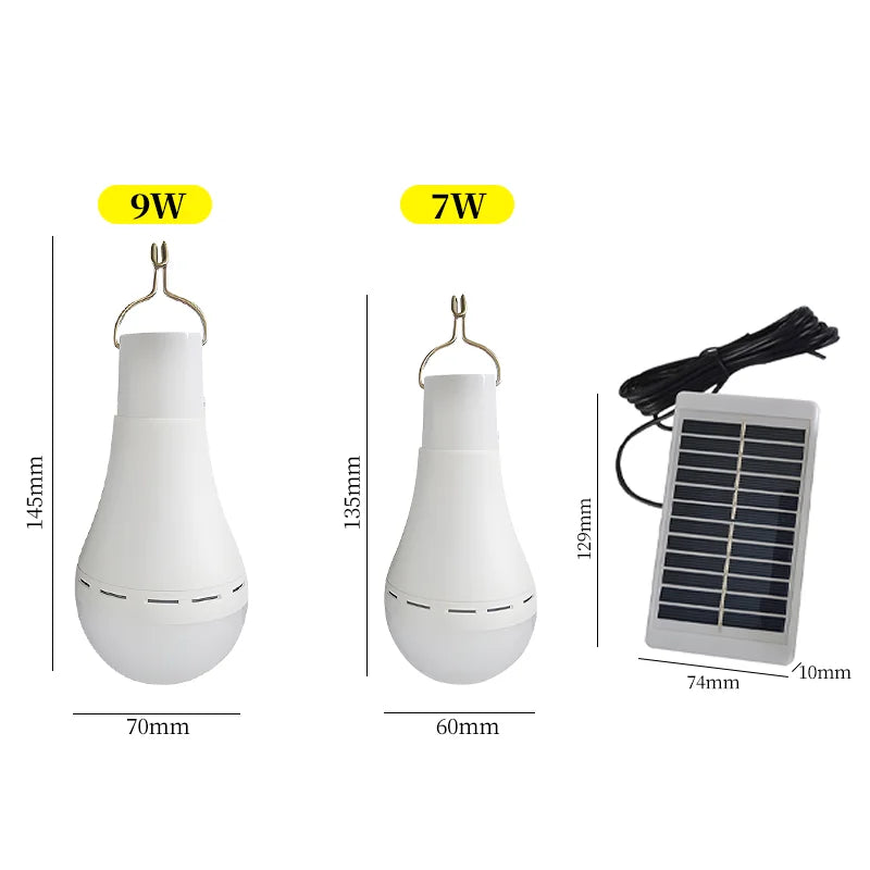 SolaGlow LED Solar-Campingleuchte | Wasserdicht & Wiederaufladbar | Mit USB & Sonnenenergie | Für Zelt, Garten & Notfälle