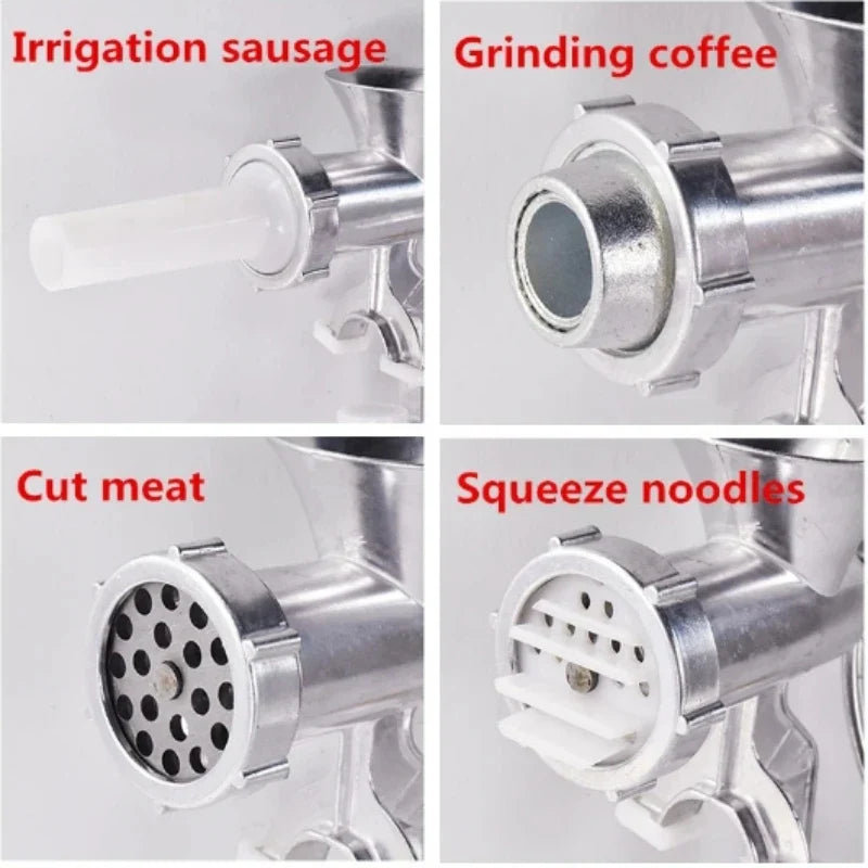 Fleischwolf Kraftivo | Manuell | Aluminiumlegierung | Für Hackfleisch, Wurst & Teig