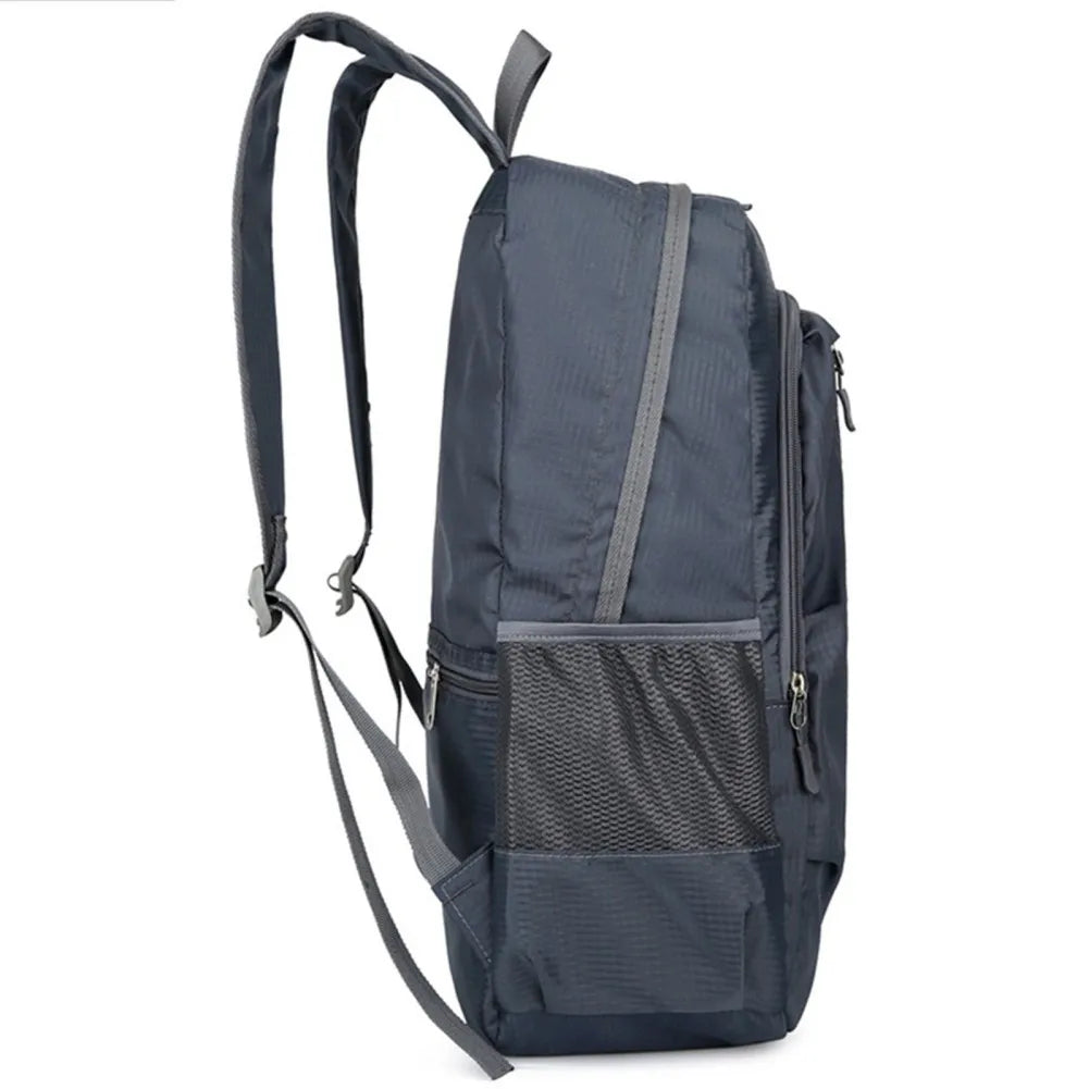 TrekLoom Faltbarer Outdoor Rucksack 30L | Ultraleicht & Wasserdicht | Für Camping, Reisen & Wandern | Unisex Design