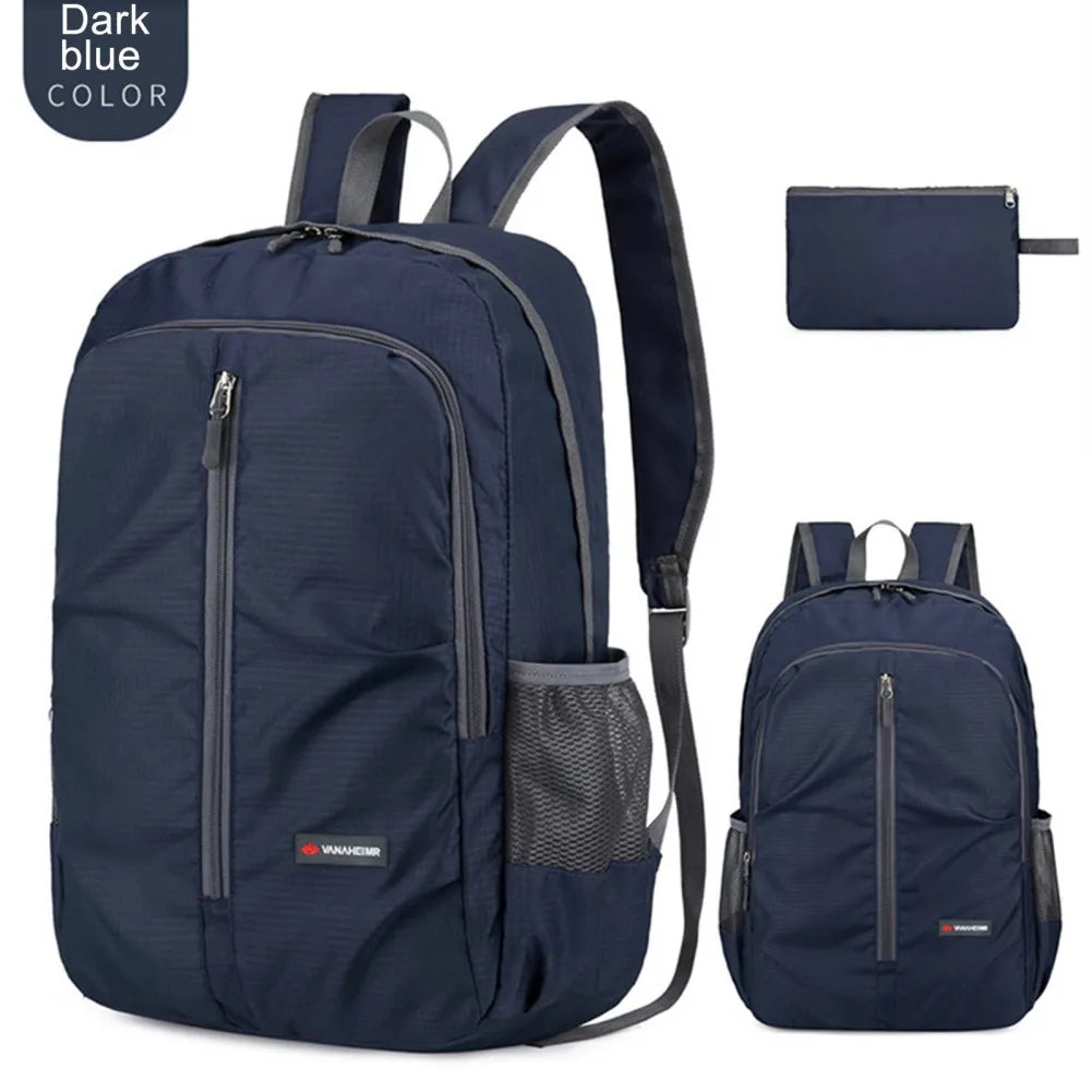 TrekLoom Faltbarer Outdoor Rucksack 30L | Ultraleicht & Wasserdicht | Für Camping, Reisen & Wandern | Unisex Design