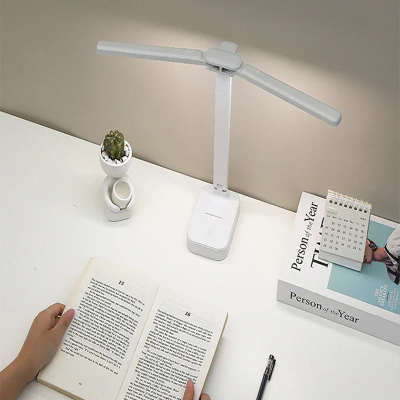 LumiGlow LED Tischlampe | Dimmbar & Wiederaufladbar | USB / Akku 2000 mAh | 6W