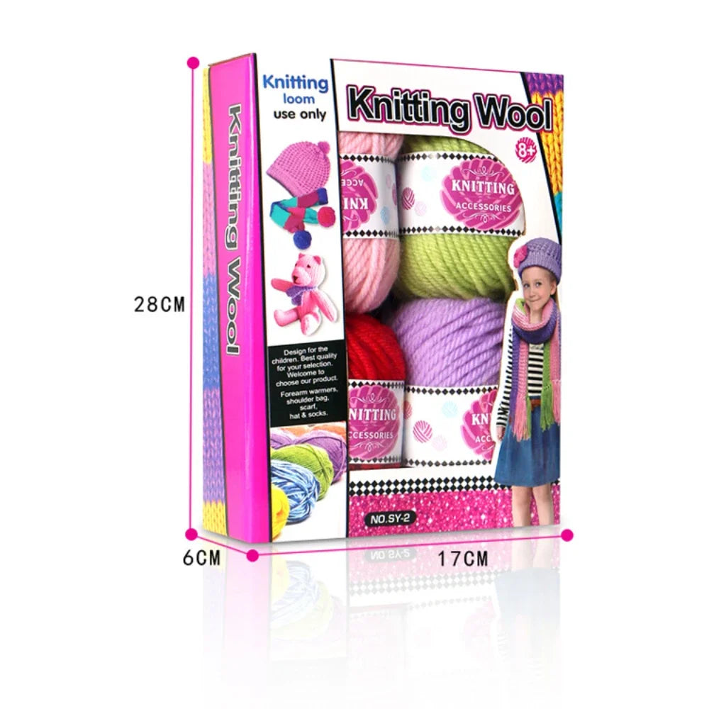Strickolino Strickmaschine | 22 Nadeln | Automatisches Rundstrick-Set für Anfänger & Erwachsene | Schnellstricker mit Zubehör