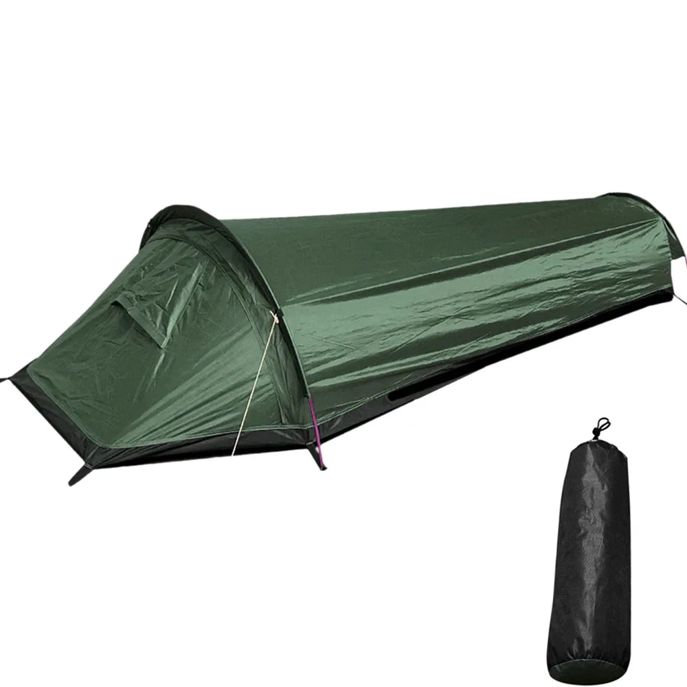 Trekvento SoloShield Ultraleichtes Einmannzelt | Wasserdicht & Winddicht | Mit Alu-Gestänge & Aufbewahrungsbeutel | Für Trekking, Wandern & Camping