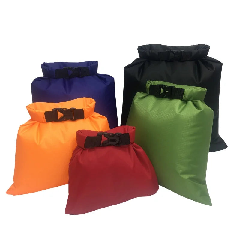 Dry Bag Set Sealon | Wasserdicht & Sanddicht | 5er-Set (1,5L–6L) | Für Reise, Strand & Outdoor