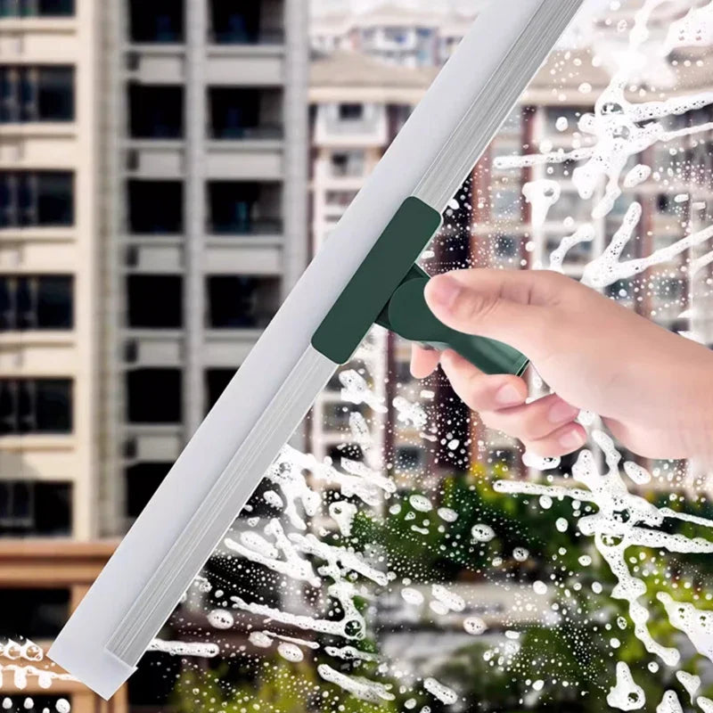 Flexiva Teleskop Reinigungsbürste mit Silikonlippe | 180° Schwenkbar | Für Böden, Fenster & Bad