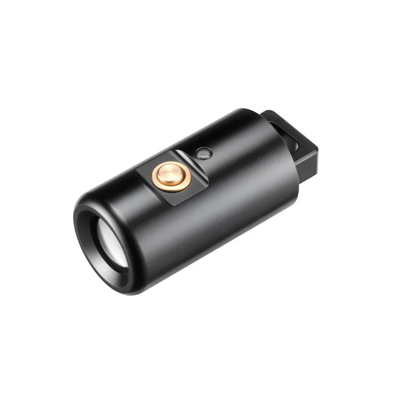 Mini Taschenlampe LumoKey | Hochleistungs-LED | Wiederaufladbar & Wasserdicht | 30 m Leuchtweite | 6 g Ultraleicht