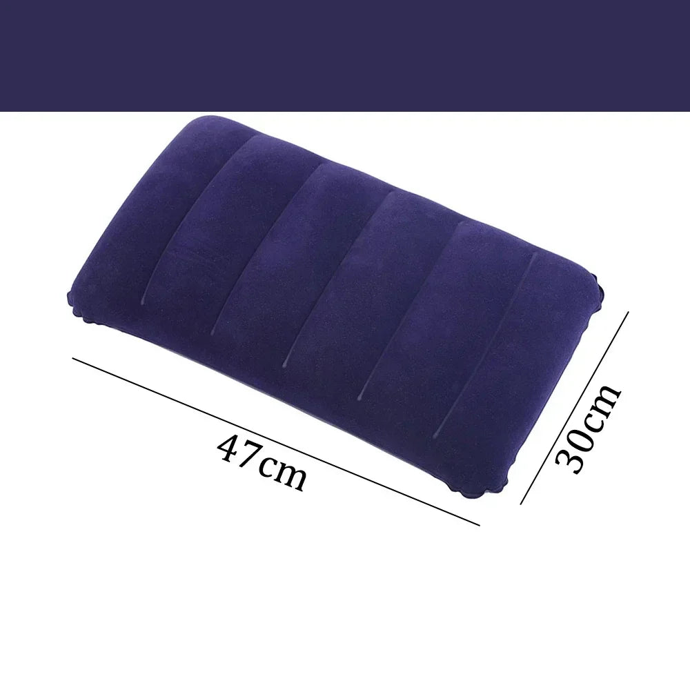 Aufblasbares Reisekissen 47x30 cm | Faltbar & Leicht | AirNest Outdoor Luftkissen für Camping & Flugreisen