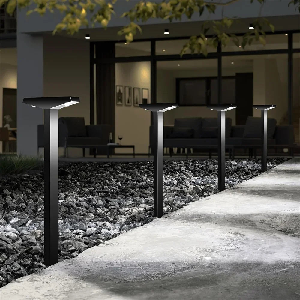 Lumora SolPath Gartenleuchten | Solarbetrieben | IP65 Wasserdicht | Höhenverstellbar | Warm- & Kaltweiß | Für Wege, Terrasse & Garten