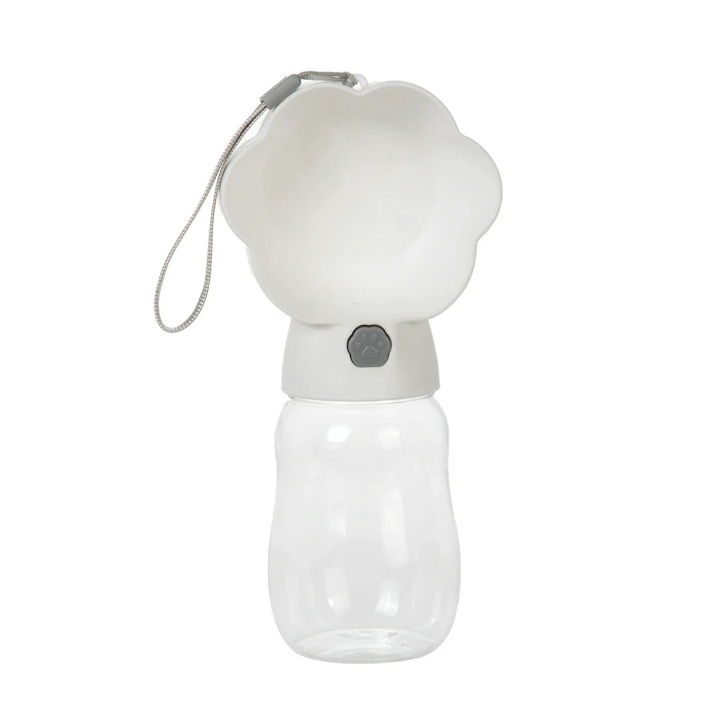 Trinkflasche Droppa DuoBottle | 2-in-1 Wasser- & Futterspender für Hunde & Katzen | Auslaufsicher & tragbar | 380 ml / 530 ml