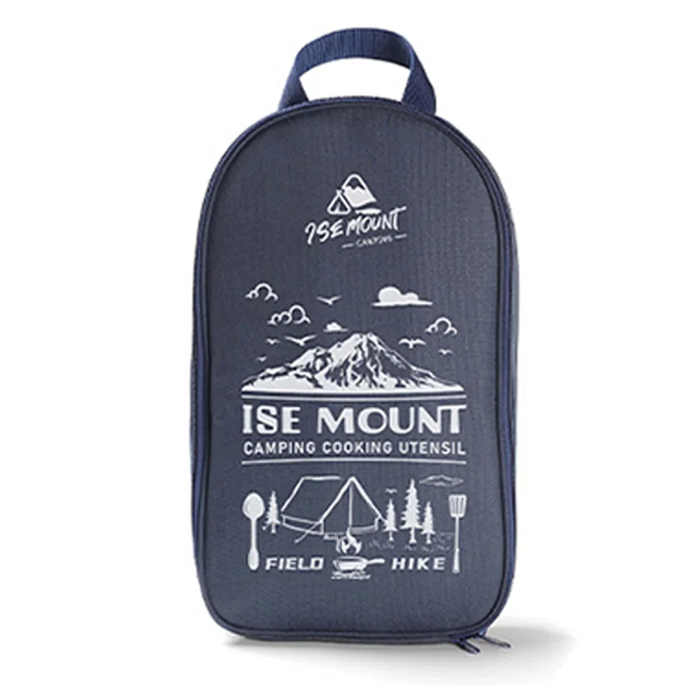 TerraChef AdventureKit Camping Küchen-Set 9-teilig | Inkl. Aufbewahrungstasche | Edelstahl Outdoor-Kochzubehör | Für Camping, Wandern & BBQ