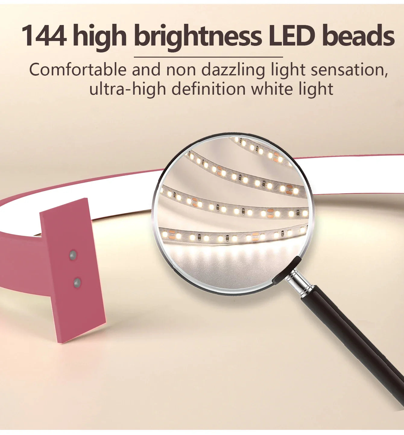 LUNAIL LED-Nagellampe | Halbmond-Design | USB | Für Nagelstudio & Zuhause