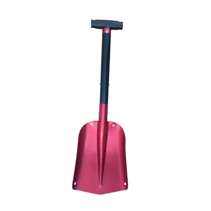 Teleskop-Schneeschaufel FrostoX | Aluminium | Verstellbar 63–82 cm | Leicht & Robust