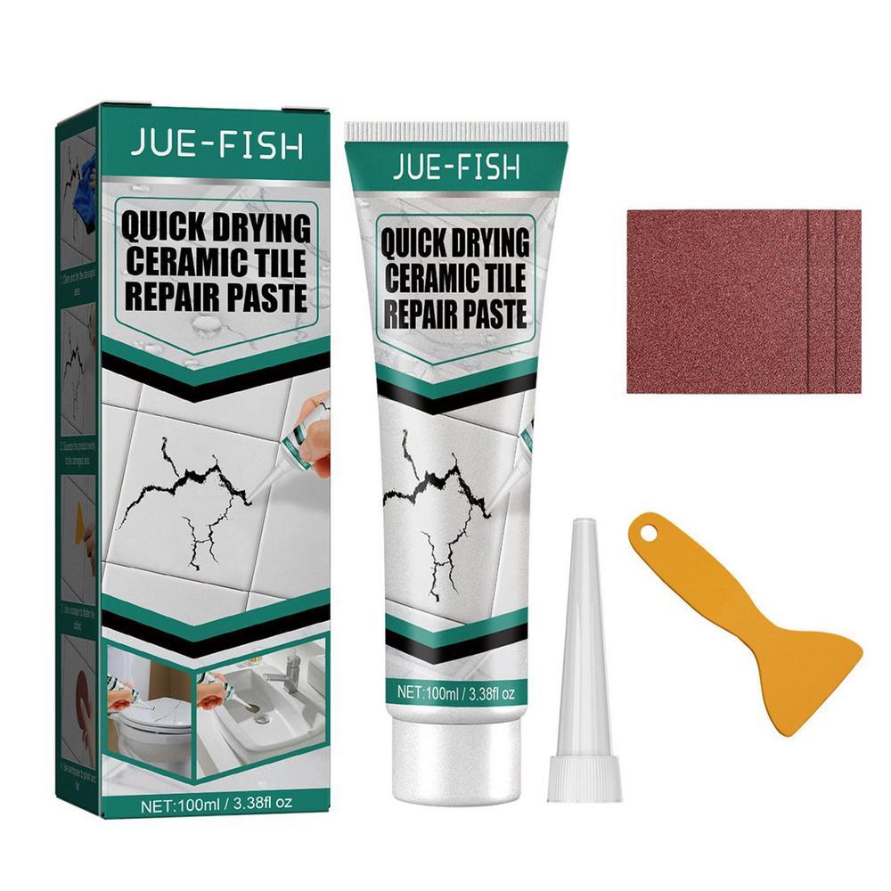 Ceramend Fliesenreparaturpaste | Für Keramik, Porzellan & Marmor | 100 ml | Schnell, Stark & Vielseitig