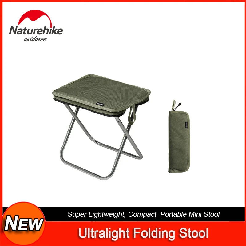 TREKFORT Klappstuhl Outdoor | Ultraleicht & stabil | Gepolsterter Sitz | Tragkraft bis 120 kg | Für Camping, Angeln & Wandern