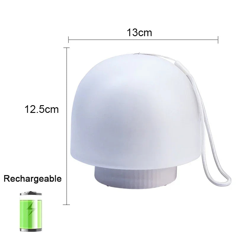 LumiEase | LED Nachttischlampe | Touch-Steuerung & Dimmbar | USB-Ladung | 3W Schlafzimmerleuchte