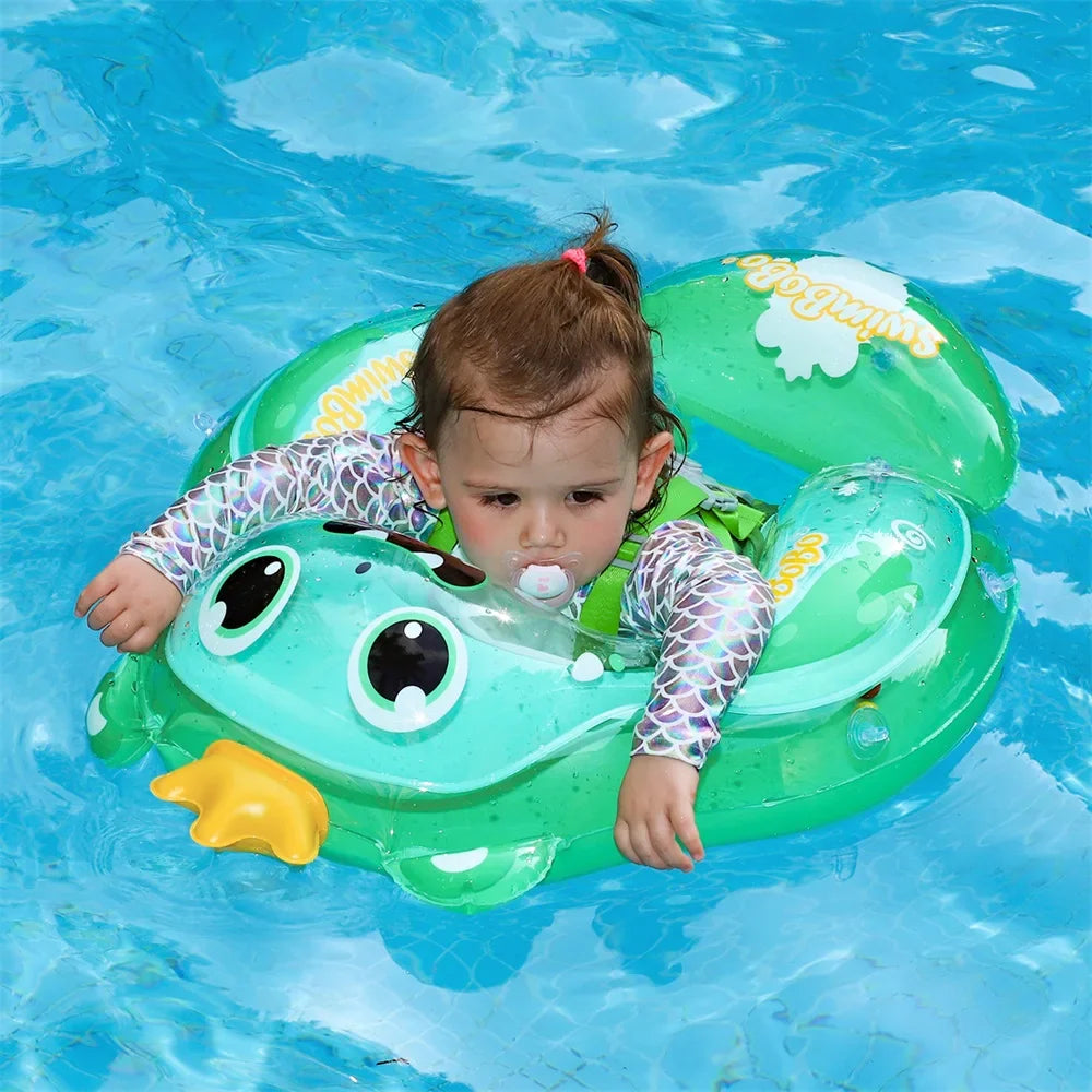 Babyschwimmring AquaBär | Sicherer Schwimmspaß für Babys | Für 6–36 Monate | Umweltfreundliches PVC