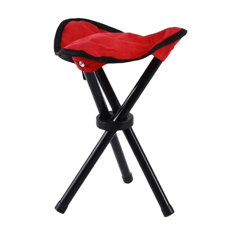 TrekHocker Outdoor | Faltbar & Ultraleicht | Rutschfest & Robust | Blau/Grün/Rot