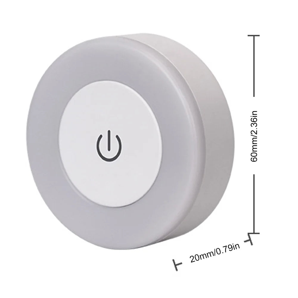 LUMORA Touch LED-Nachtlicht | USB-Wiederaufladbar | Magnetisch & Stufenlos Dimmbar | Warm- & Kaltlicht