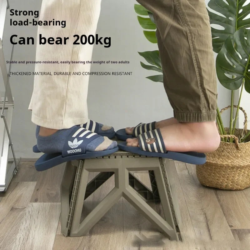 CampFold Klapphocker | Faltbarer Outdoor-Hocker | Hohe Tragkraft | Kompakt & Wetterfest