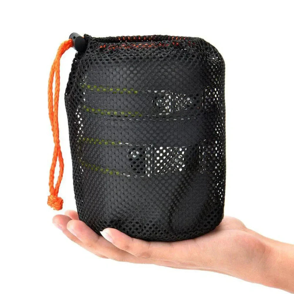 Trailvore CookLite Camping Kochset | Leicht & Faltbar | Topf mit Deckel | Inkl. Transporttasche | Für Wandern, Trekking & Outdoor