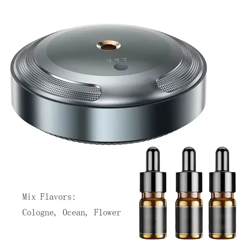 Lunova Aroma Diffuser Set | Intelligentes Aromatherapiegerät mit 3 ätherischen Ölen | USB-Aufladung & Smart-Modus