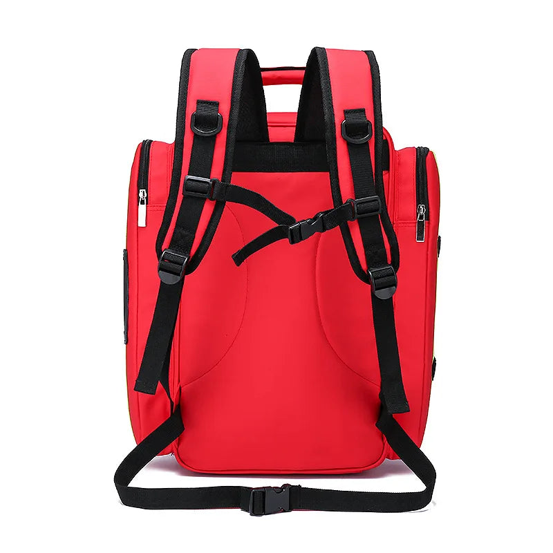 Notfallrucksack SafePak Rescue+ | Wasserdicht & Reflektierend | Für Erste Hilfe & Survival | 45×35×15 cm
