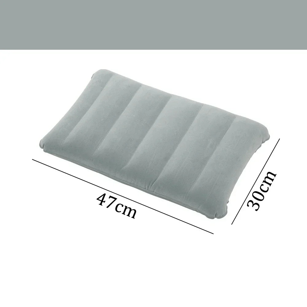 Aufblasbares Reisekissen 47x30 cm | Faltbar & Leicht | AirNest Outdoor Luftkissen für Camping & Flugreisen