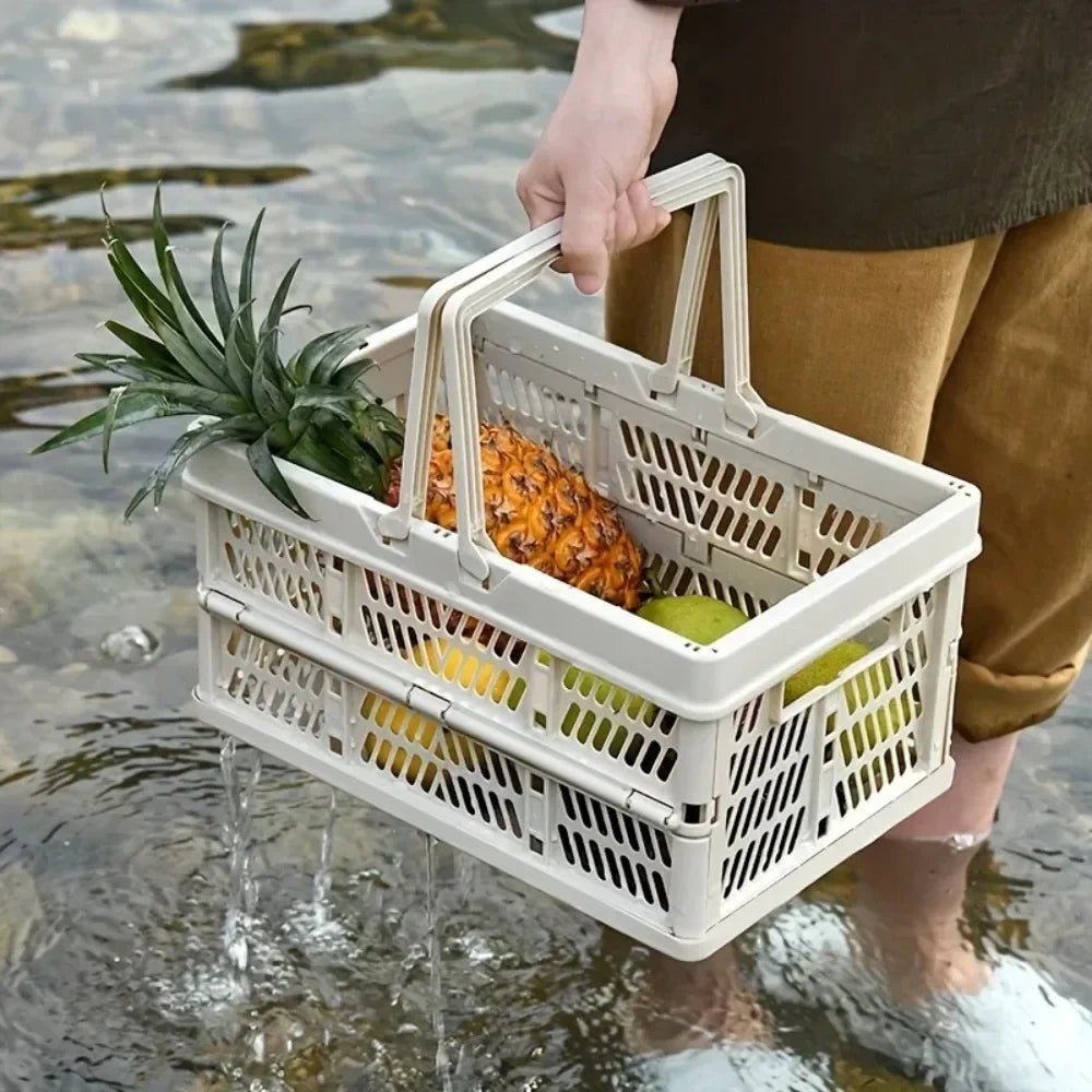 Foldex Aufbewahrungskorb | Faltbar & Belastbar | Bis 7 kg Tragkraft | Platzsparendes Design