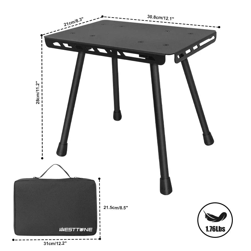 TrekFold Campinghocker | Ultraleicht & Faltbar | Aluminium | Multifunktional