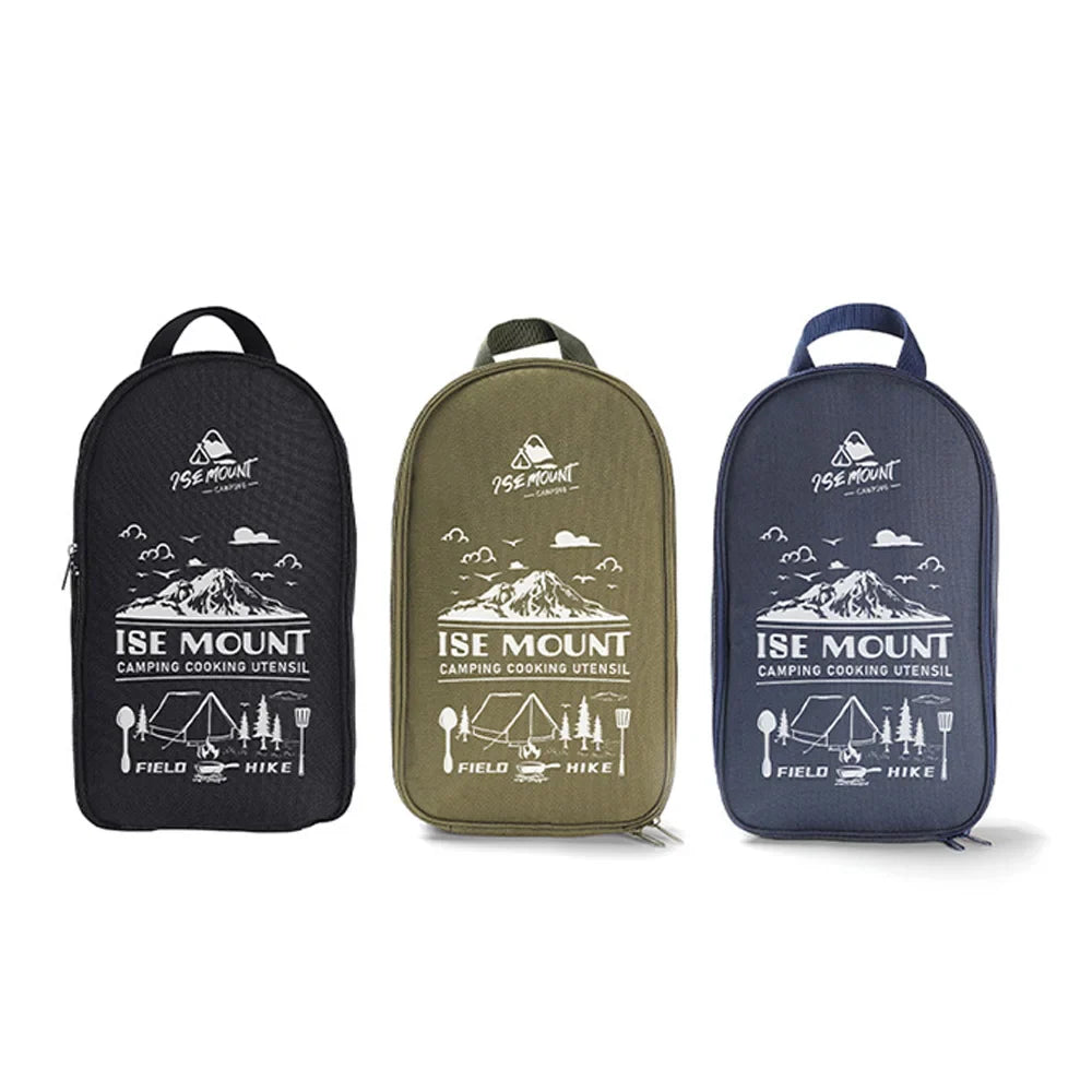 TerraChef AdventureKit Camping Küchen-Set 9-teilig | Inkl. Aufbewahrungstasche | Edelstahl Outdoor-Kochzubehör | Für Camping, Wandern & BBQ