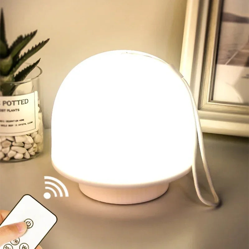 LumiEase | LED Nachttischlampe | Touch-Steuerung & Dimmbar | USB-Ladung | 3W Schlafzimmerleuchte