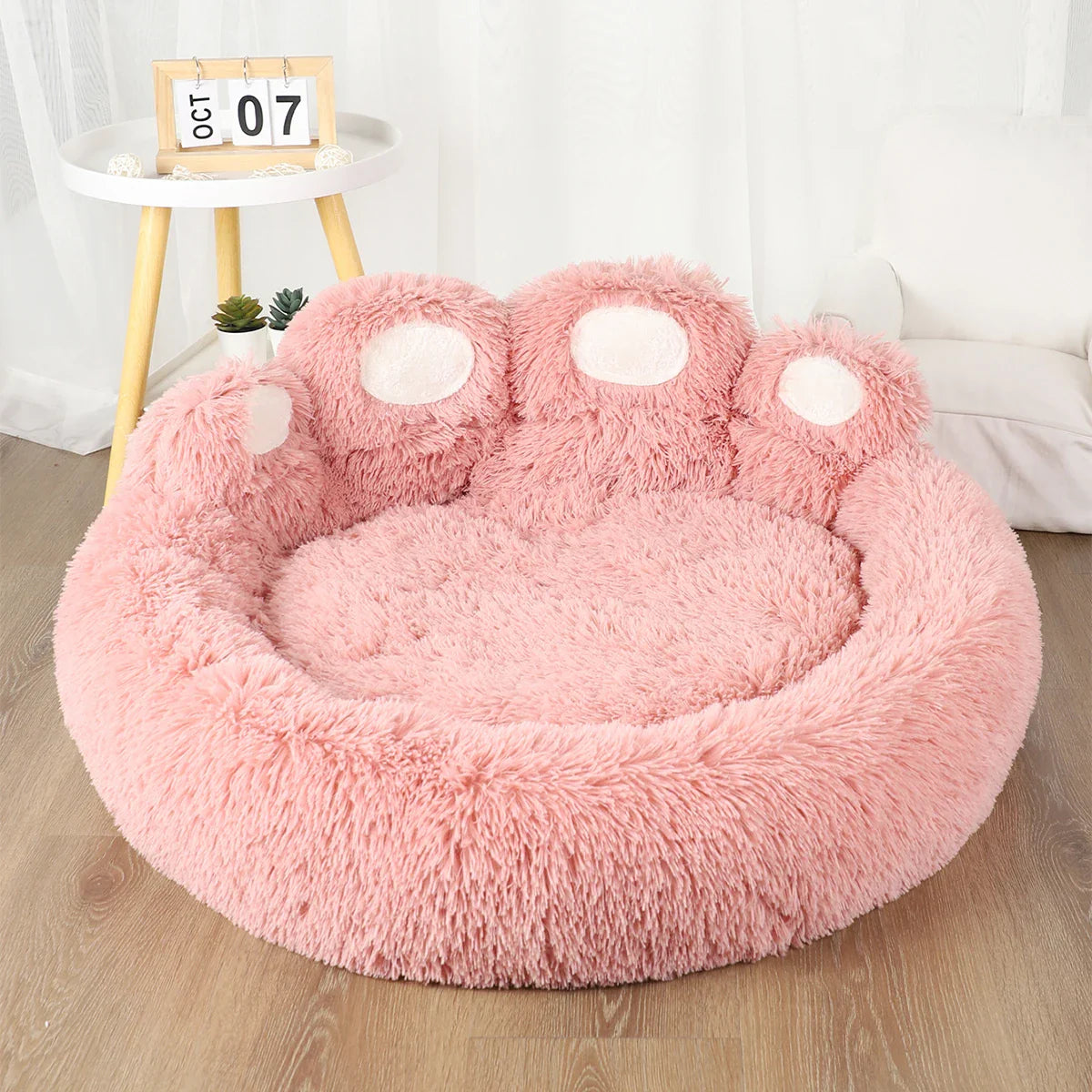 Hundebett Pawlana | Flauschiges Kuschelnest | Orthopädisch & Waschbar | Für Hunde & Katzen