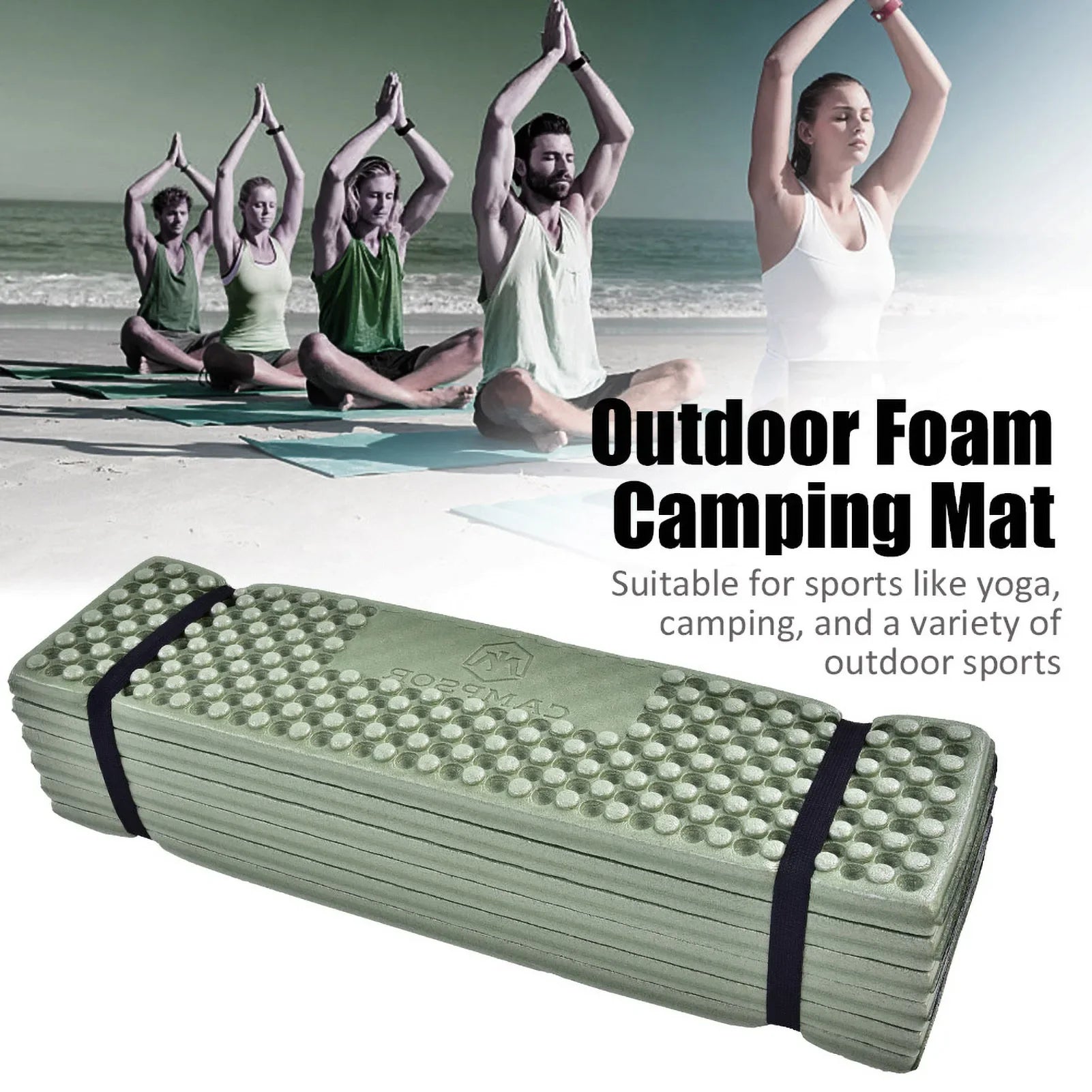 TrekLuma Faltbare Isomatte | Ultraleicht & Wasserdicht | Egg-Groove Komfort | Für Outdoor & Camping