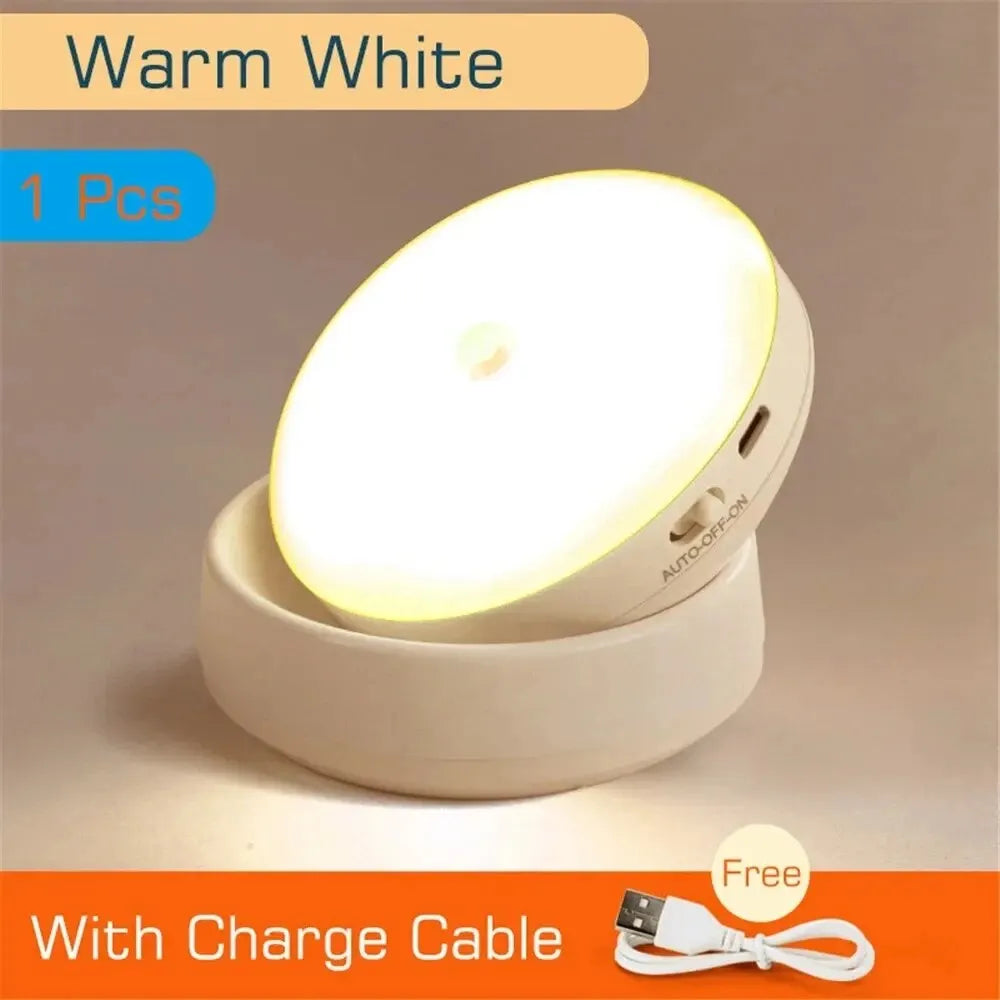 LumiFlex360 LED Nachtlicht | Bewegungsmelder | 360° drehbar | Wiederaufladbar | Magnetisch & kabellos