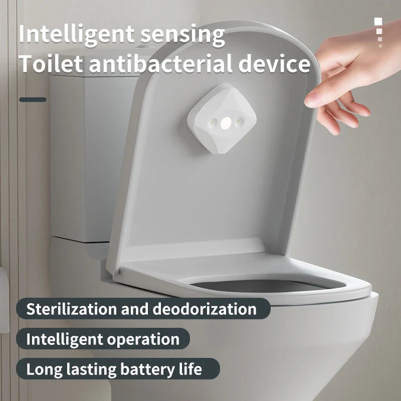 UV-Toiletten-Desinfektionslampe PureLoo | 8 x 8 cm | Wiederaufladbar & Automatisch