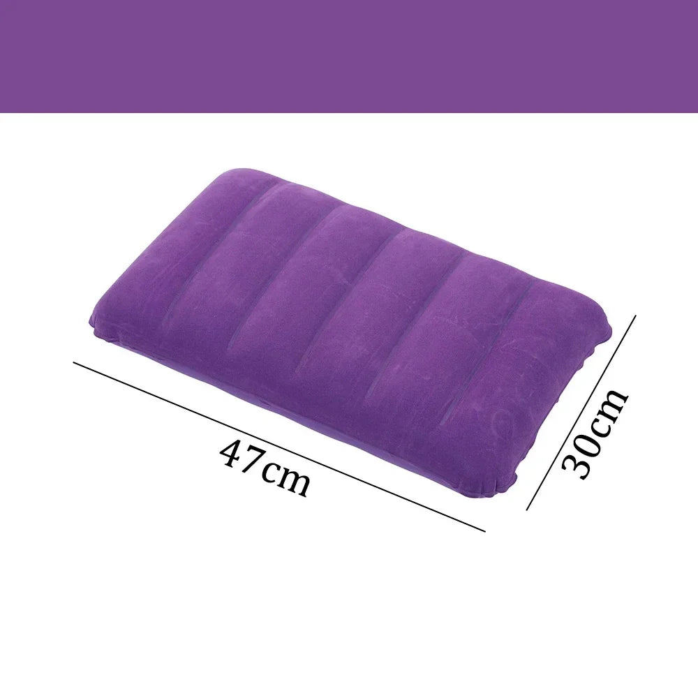 Aufblasbares Reisekissen 47x30 cm | Faltbar & Leicht | AirNest Outdoor Luftkissen für Camping & Flugreisen