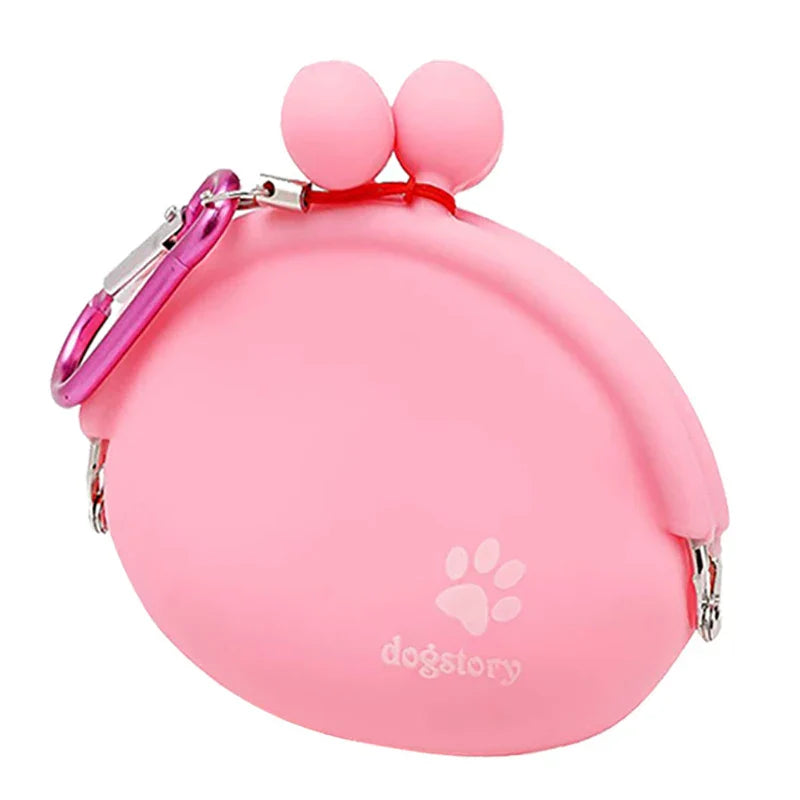 Treatico Silikon-Leckerlibeutel für Hunde | Mit Clip & Klettverschluss | Für Training, Spaziergang & Reisen | 9 × 9,5 cm