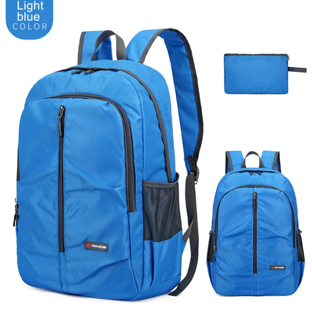 TrekLoom Faltbarer Outdoor Rucksack 30L | Ultraleicht & Wasserdicht | Für Camping, Reisen & Wandern | Unisex Design