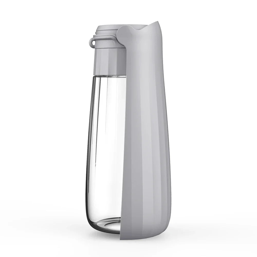 Hunde-Trinkflasche Lapuro FoldDrink | Faltbarer Wasserspender für unterwegs | 550 ml | Für kleine & große Hunde und Katzen