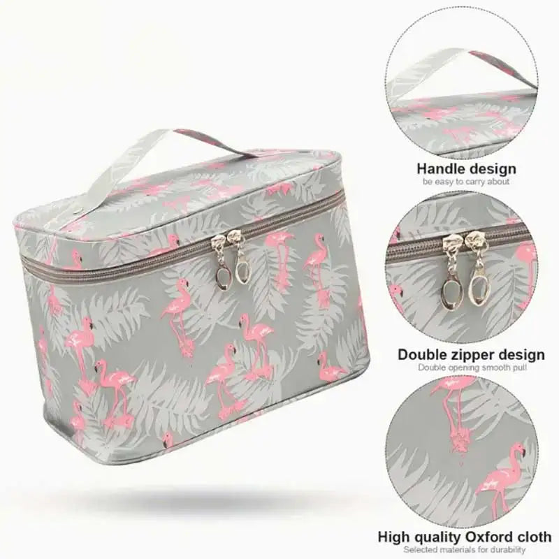 Kosmetiktasche Bellavie XL | Wasserabweisend & Tragbar | Große Kapazität | Reißfestes Oxford-Gewebe