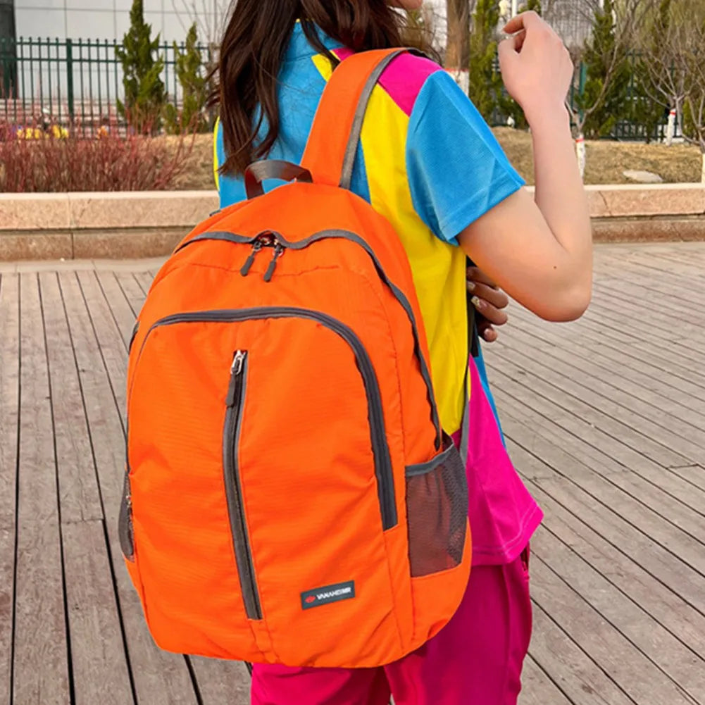 TrekLoom Faltbarer Outdoor Rucksack 30L | Ultraleicht & Wasserdicht | Für Camping, Reisen & Wandern | Unisex Design