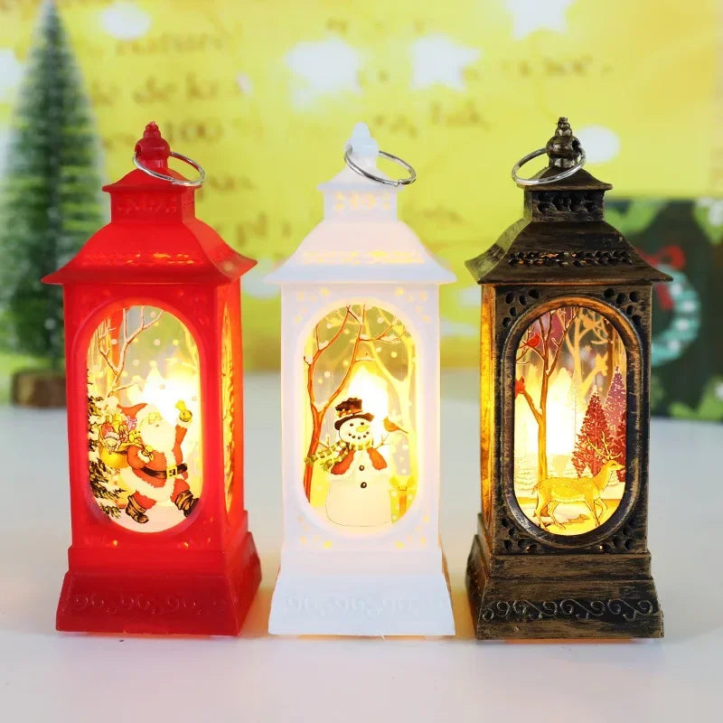 Weihnachtslaterne LED | Warmweiß | Dekorative Hängelampe | Weihnachtsdeko 2025