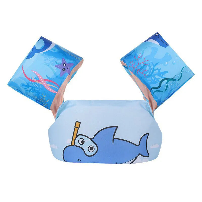 FLOTTY Kids Schwimmhilfe | Schwimmweste mit Armflügeln | Verstellbare Doppel-Schnalle | Für Kinder bis 25 kg